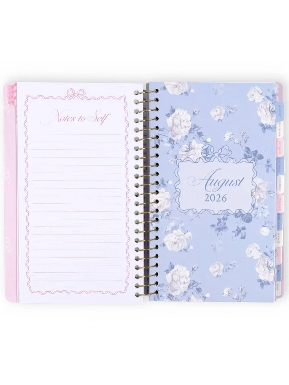 SHIPS DAILY! LoveShackFancy Target Yoobi Monthly Weekly Student Planner 5x8 Pink